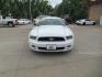 2014 WHITE FORD MUSTANG (1ZVBP8AM1E5) with an 3.7L engine, 6-Speed Manual transmission, located at 908 SE 14th Street, Des Moines, IA, 50317, (515) 281-0330, 41.580303, -93.597046 - Photo#1