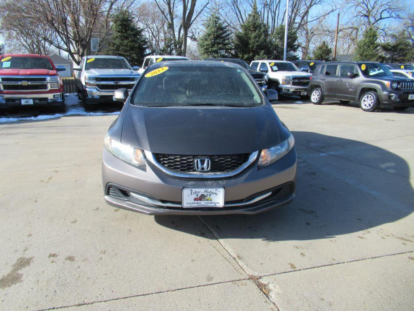 2013 TAN HONDA CIVIC EX (2HGFB2F88DH) with an 1.8L engine, Automatic transmission, located at 908 SE 14th Street, Des Moines, IA, 50317, (515) 281-0330, 41.580303, -93.597046 - Photo#1