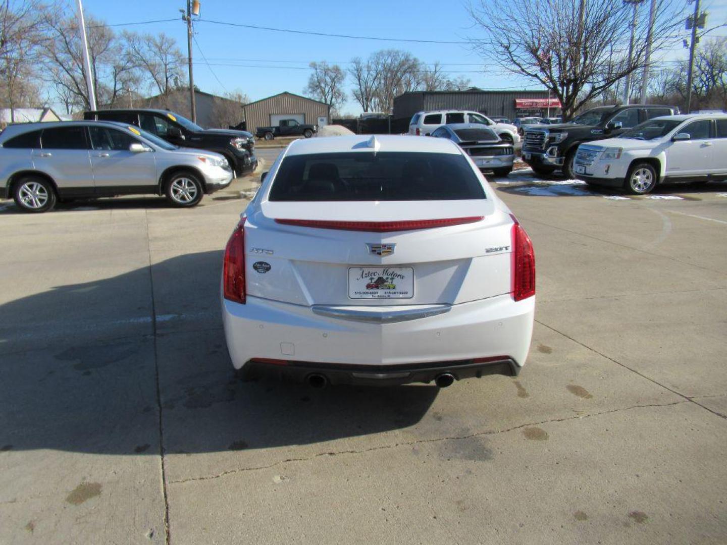 2018 WHITE CADILLAC ATS LUXURY (1G6AB5SX3J0) with an 2.0L engine, Automatic transmission, located at 908 SE 14th Street, Des Moines, IA, 50317, (515) 281-0330, 41.580303, -93.597046 - Photo#5