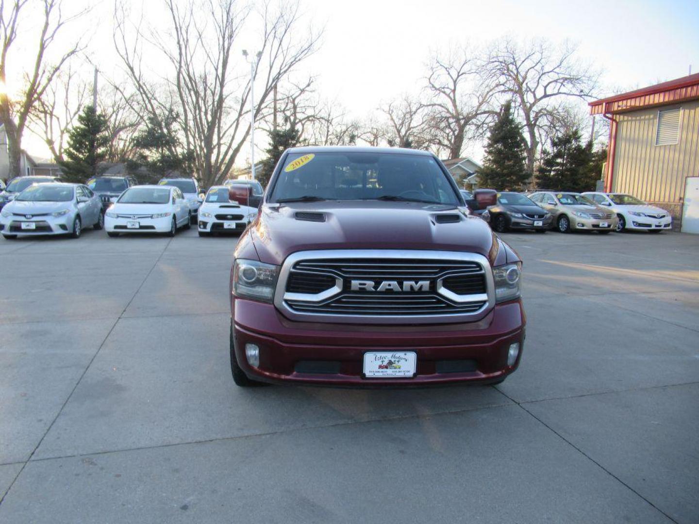 2018 RED RAM 1500 LONGHORN (1C6RR7WTXJS) with an 5.7L engine, Automatic transmission, located at 908 SE 14th Street, Des Moines, IA, 50317, (515) 281-0330, 41.580303, -93.597046 - Photo#1