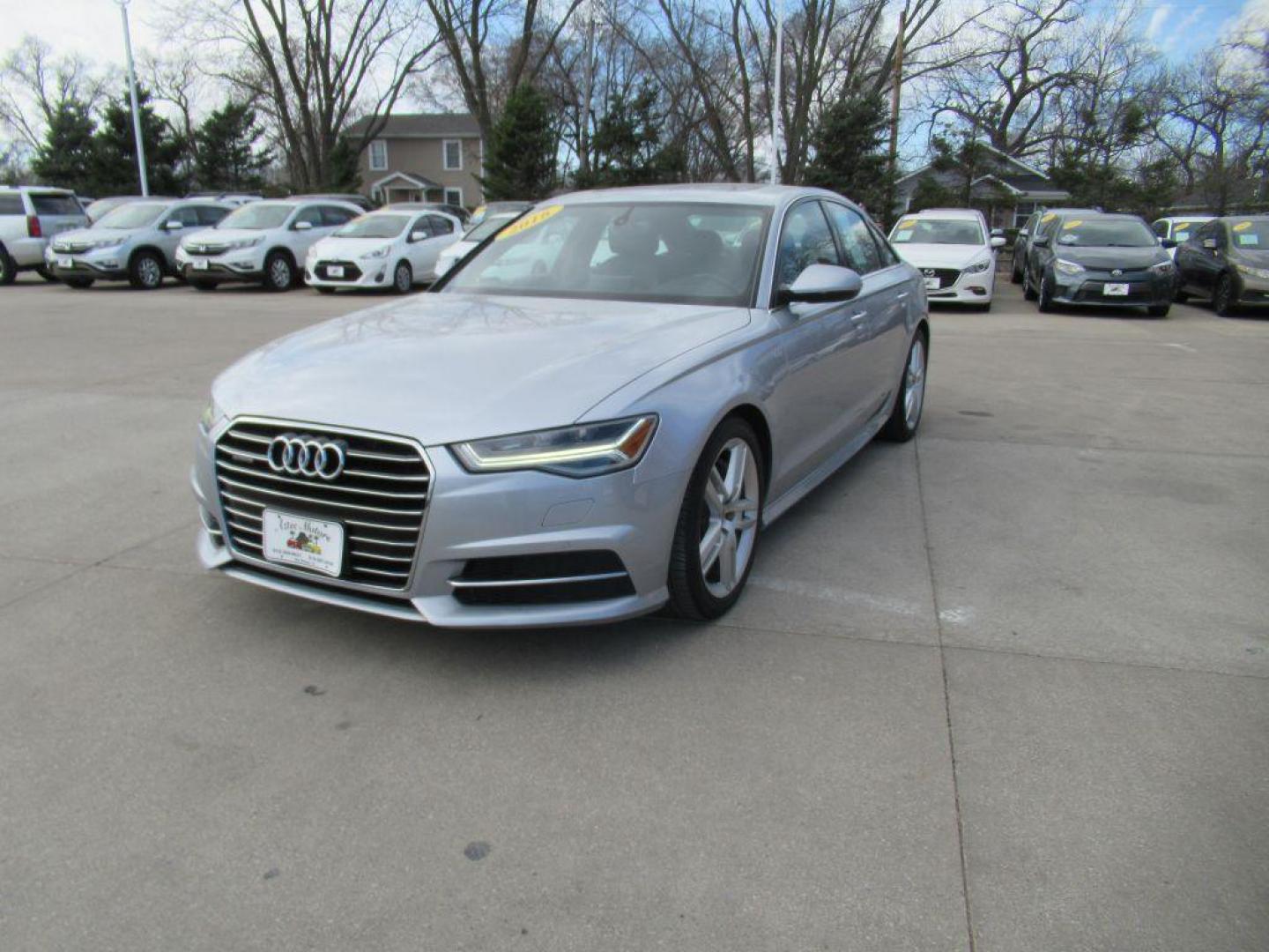 2016 SILVER AUDI A6 PREMIUM PLUS (WAUGFAFC1GN) with an 2.0L engine, Automatic transmission, located at 908 SE 14th Street, Des Moines, IA, 50317, (515) 281-0330, 41.580303, -93.597046 - Photo#0