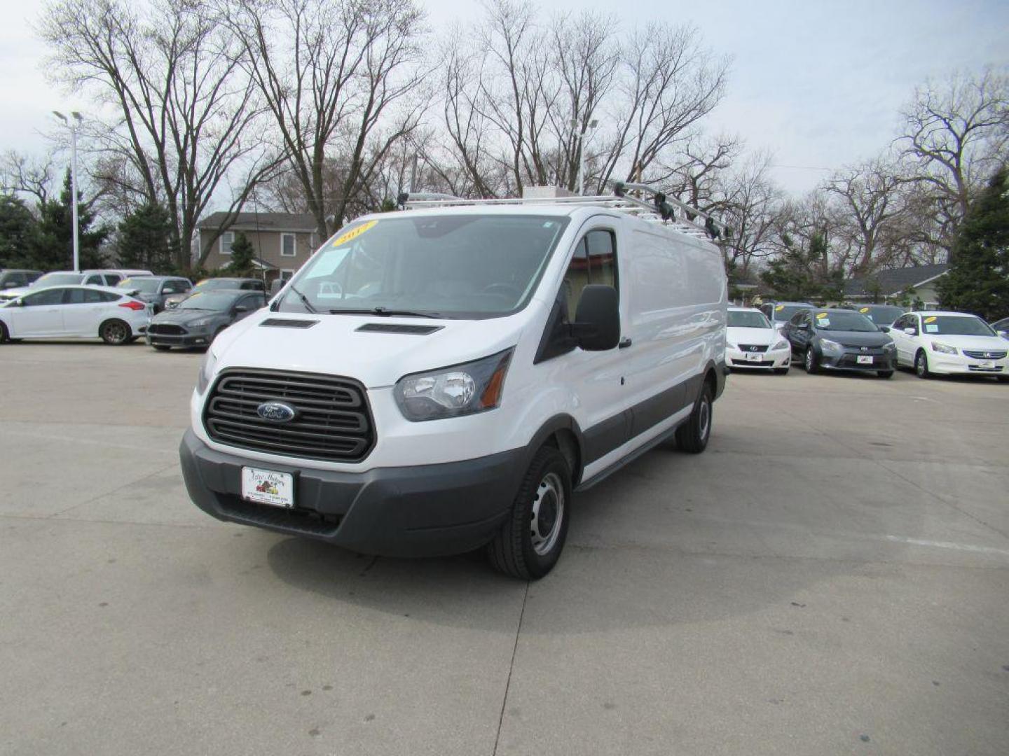 2017 WHITE FORD TRANSIT T-350 (1FTBW2ZM6HK) with an 3.7L engine, Automatic transmission, located at 908 SE 14th Street, Des Moines, IA, 50317, (515) 281-0330, 41.580303, -93.597046 - Photo#0