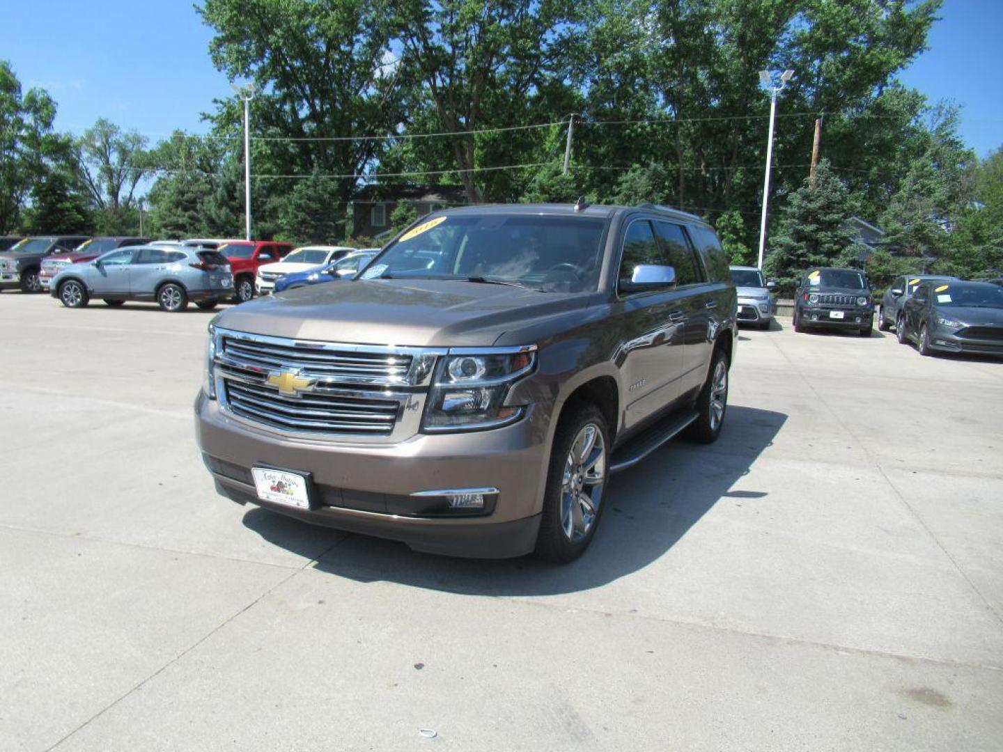 2016 BROWN CHEVROLET TAHOE LTZ (1GNSKCKC7GR) with an 5.3L engine, Automatic transmission, located at 908 SE 14th Street, Des Moines, IA, 50317, (515) 281-0330, 41.580303, -93.597046 - Photo#0