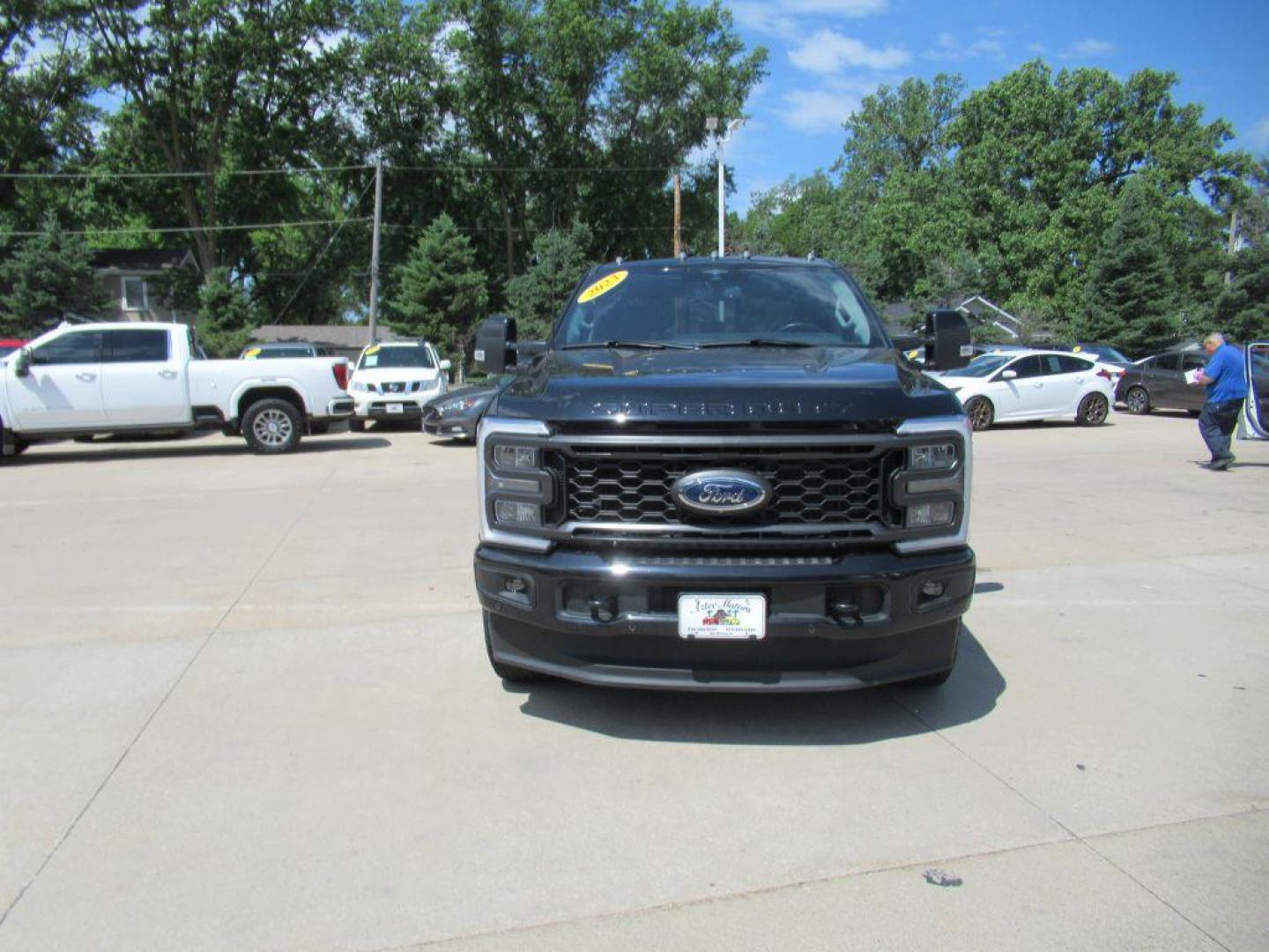 2023 BLACK FORD F250 SUPER DUTY (1FT7W2BT1PE) with an 6.7L engine, Automatic transmission, located at 908 SE 14th Street, Des Moines, IA, 50317, (515) 281-0330, 41.580303, -93.597046 - Photo#1