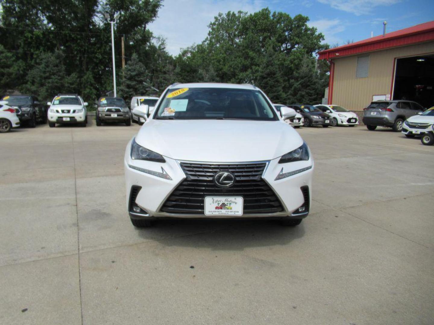 2018 WHITE LEXUS NX 300 BASE (JTJBARBZ2J2) with an 2.0L engine, Automatic transmission, located at 908 SE 14th Street, Des Moines, IA, 50317, (515) 281-0330, 41.580303, -93.597046 - Photo#1