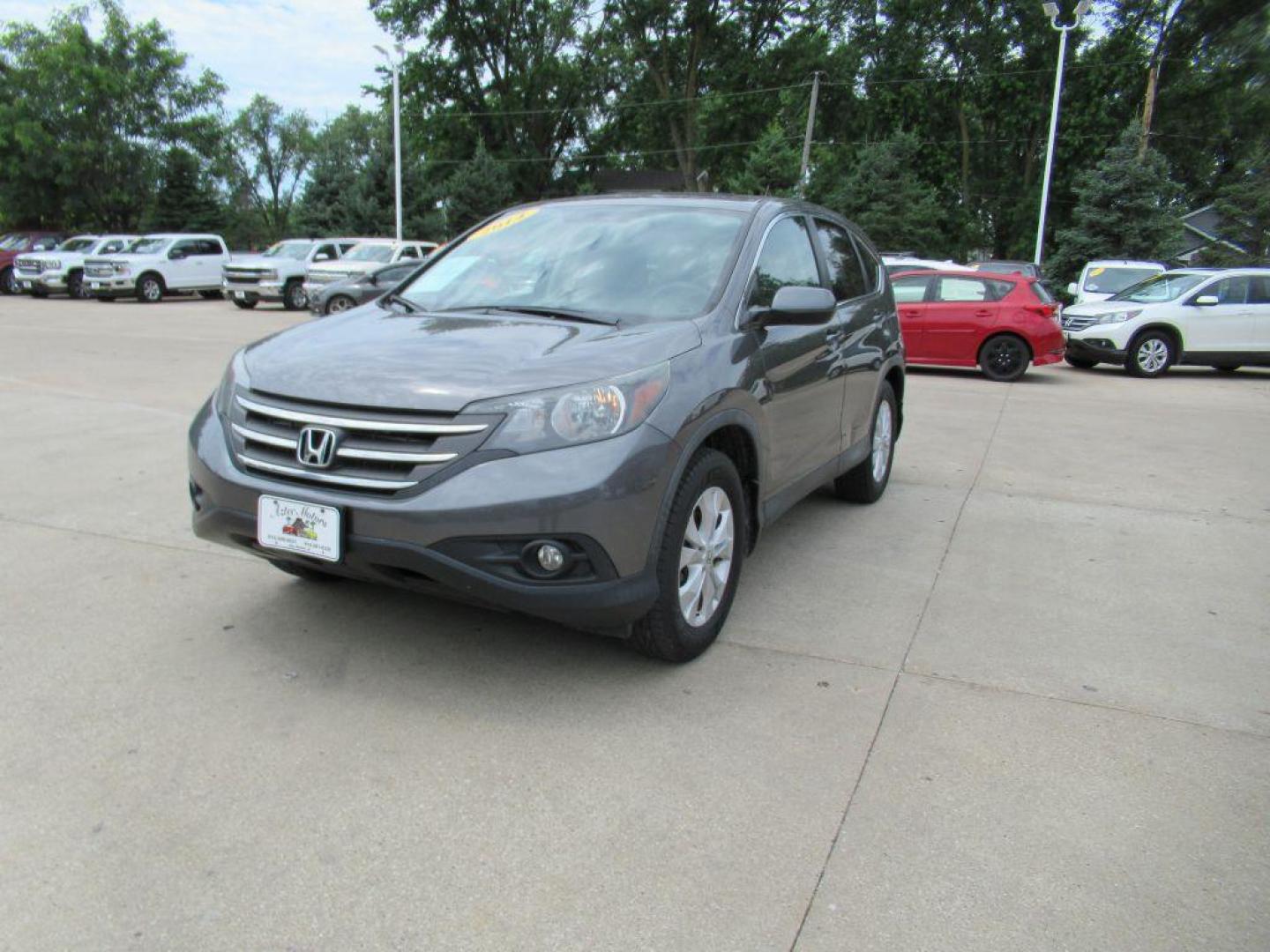 2014 GRAY HONDA CR-V EX (2HKRM4H51EH) with an 2.4L engine, Automatic transmission, located at 908 SE 14th Street, Des Moines, IA, 50317, (515) 281-0330, 41.580303, -93.597046 - Photo#0