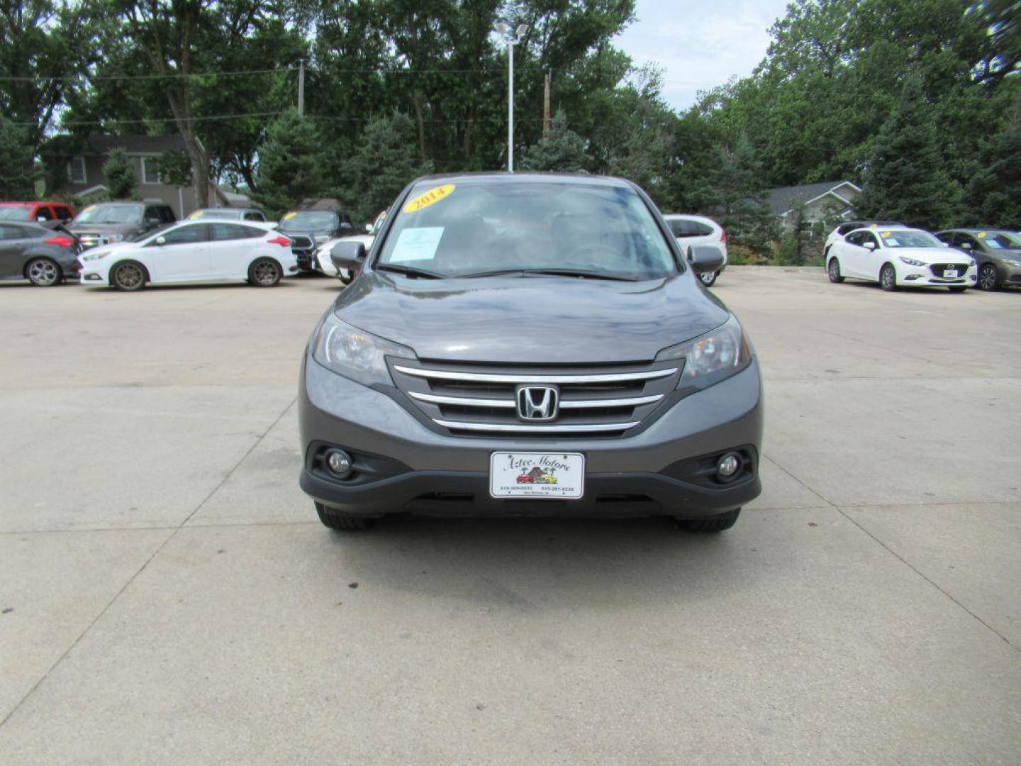 2014 GRAY HONDA CR-V EX (2HKRM4H51EH) with an 2.4L engine, Automatic transmission, located at 908 SE 14th Street, Des Moines, IA, 50317, (515) 281-0330, 41.580303, -93.597046 - Photo#1