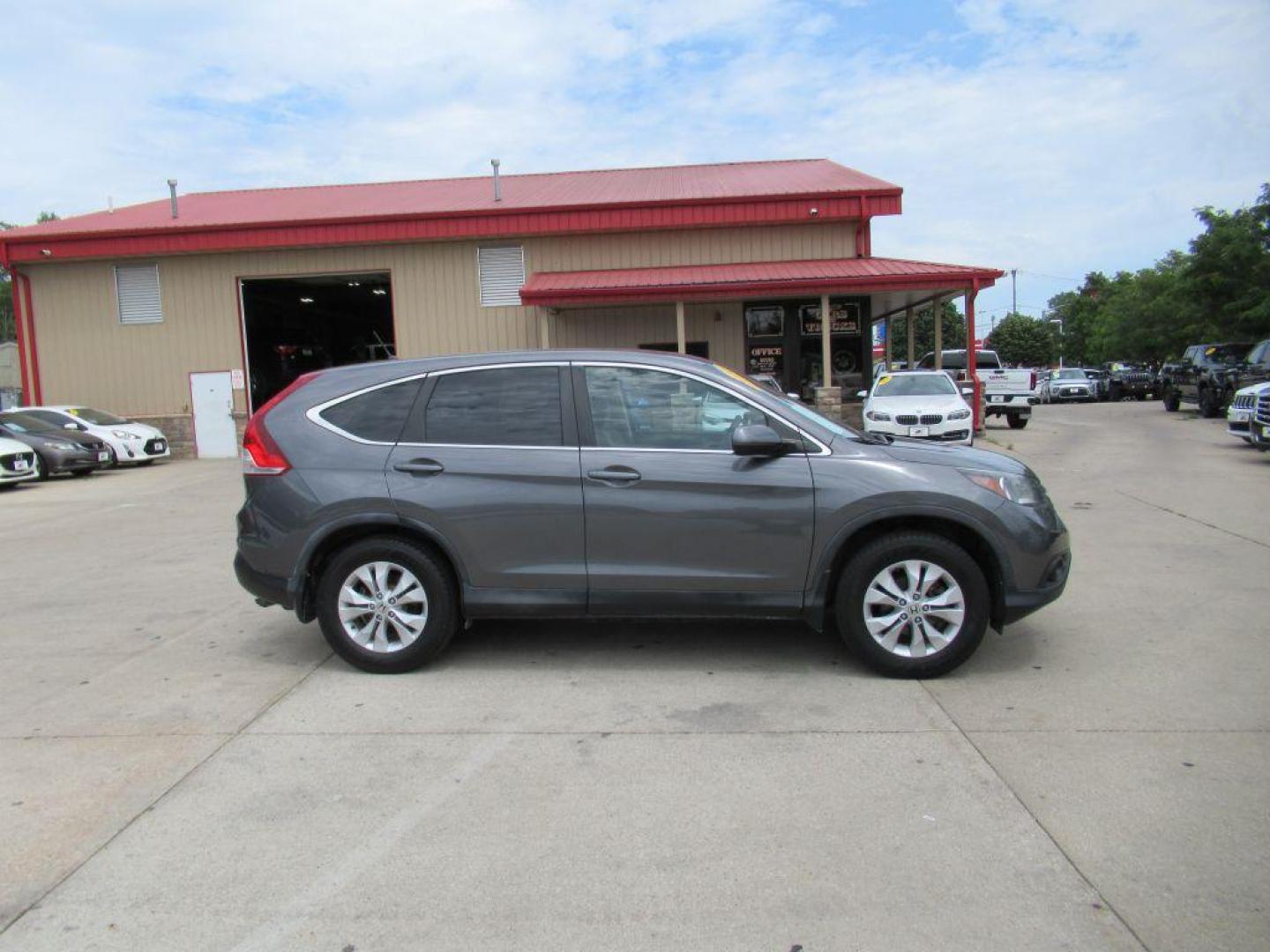 2014 GRAY HONDA CR-V EX (2HKRM4H51EH) with an 2.4L engine, Automatic transmission, located at 908 SE 14th Street, Des Moines, IA, 50317, (515) 281-0330, 41.580303, -93.597046 - Photo#3