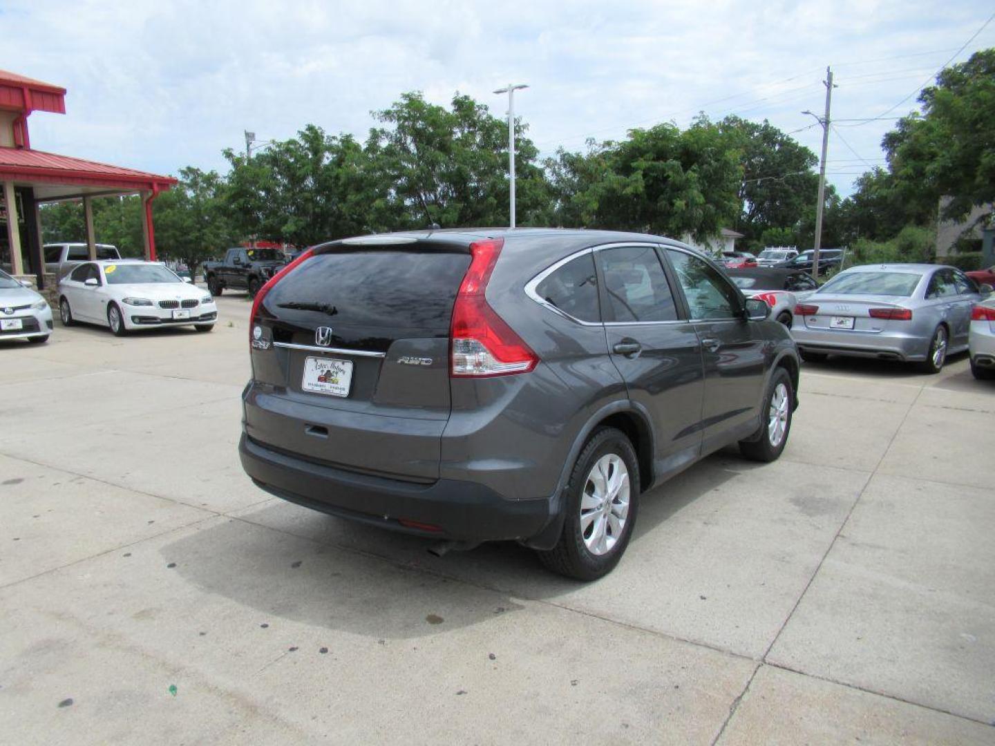 2014 GRAY HONDA CR-V EX (2HKRM4H51EH) with an 2.4L engine, Automatic transmission, located at 908 SE 14th Street, Des Moines, IA, 50317, (515) 281-0330, 41.580303, -93.597046 - Photo#4