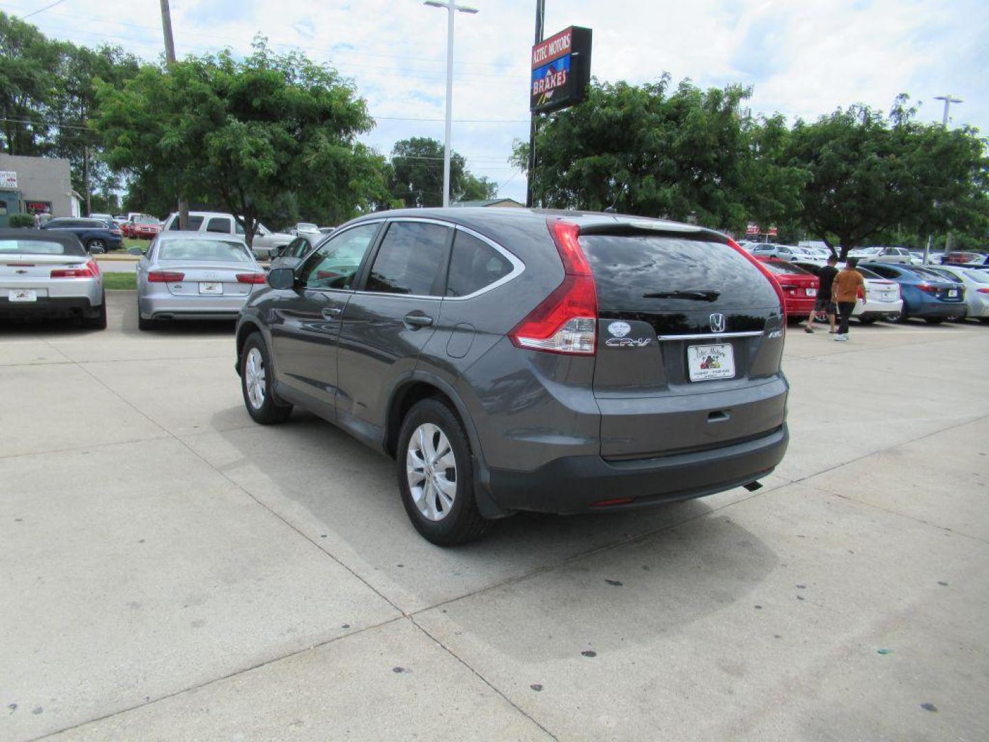 2014 GRAY HONDA CR-V EX (2HKRM4H51EH) with an 2.4L engine, Automatic transmission, located at 908 SE 14th Street, Des Moines, IA, 50317, (515) 281-0330, 41.580303, -93.597046 - Photo#6