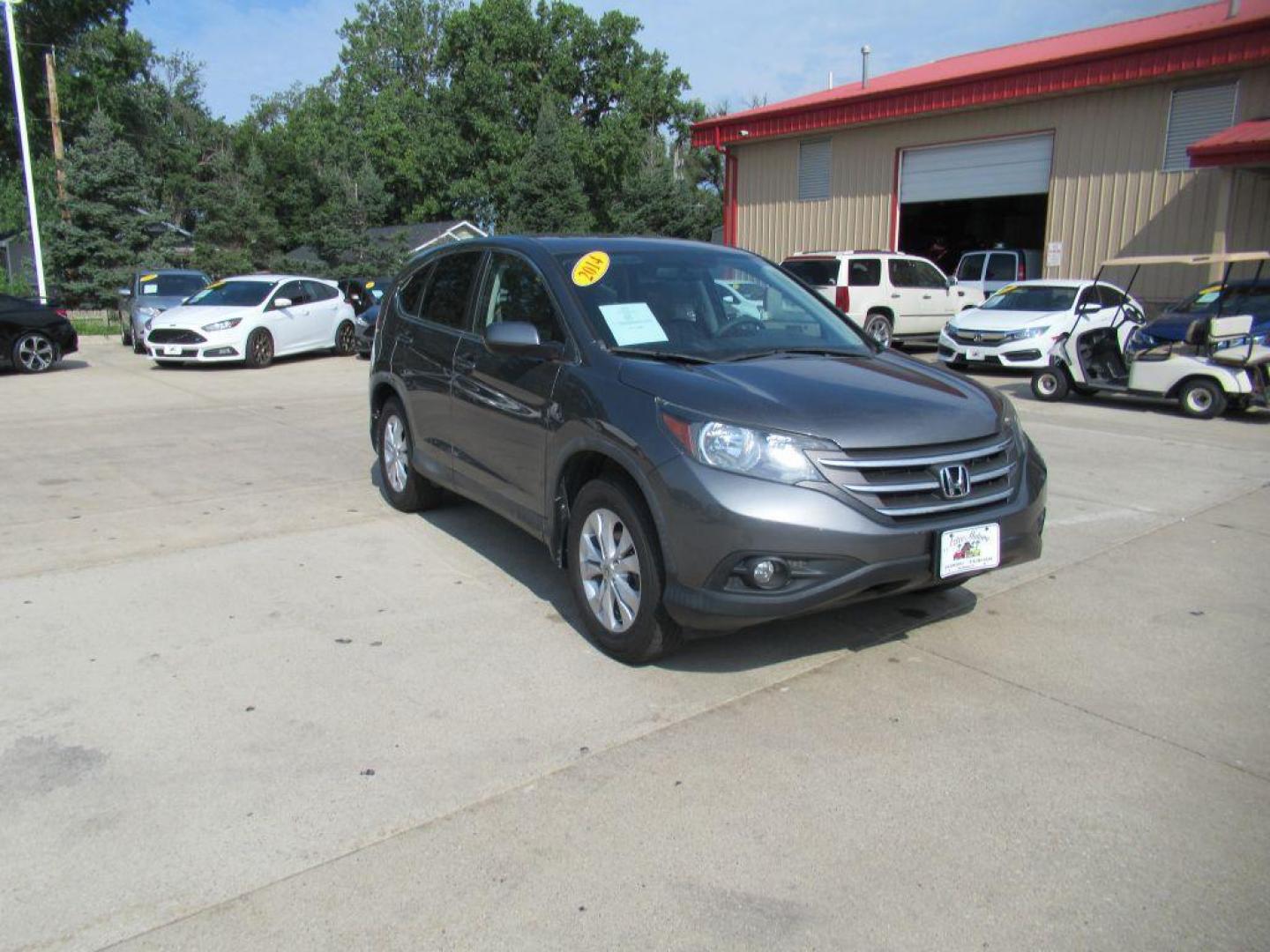 2012 GRAY HONDA CR-V EXL (5J6RM4H72CL) with an 2.4L engine, Automatic transmission, located at 908 SE 14th Street, Des Moines, IA, 50317, (515) 281-0330, 41.580303, -93.597046 - Photo#2