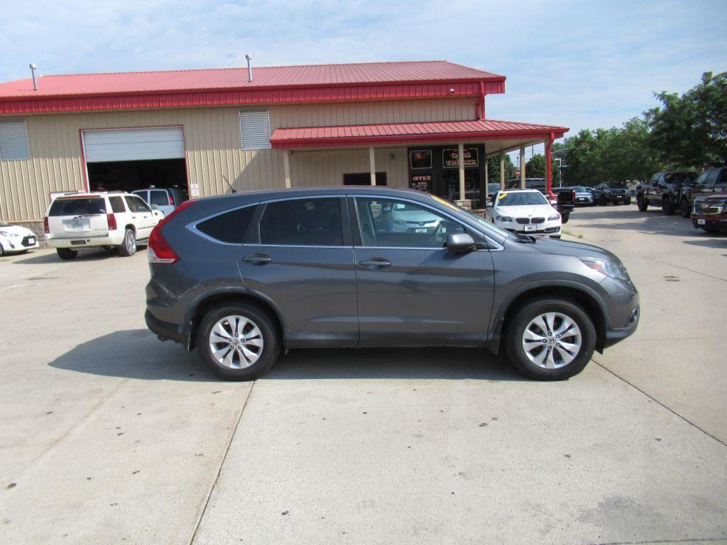 2012 GRAY HONDA CR-V EXL (5J6RM4H72CL) with an 2.4L engine, Automatic transmission, located at 908 SE 14th Street, Des Moines, IA, 50317, (515) 281-0330, 41.580303, -93.597046 - Photo#3