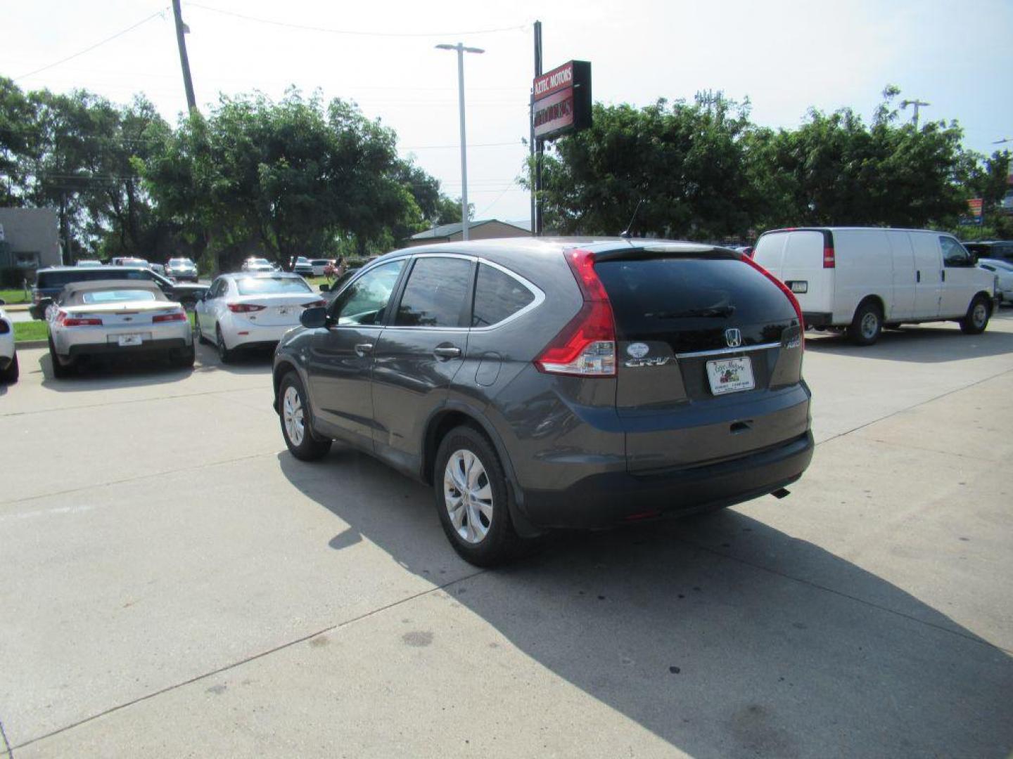 2012 GRAY HONDA CR-V EXL (5J6RM4H72CL) with an 2.4L engine, Automatic transmission, located at 908 SE 14th Street, Des Moines, IA, 50317, (515) 281-0330, 41.580303, -93.597046 - Photo#6