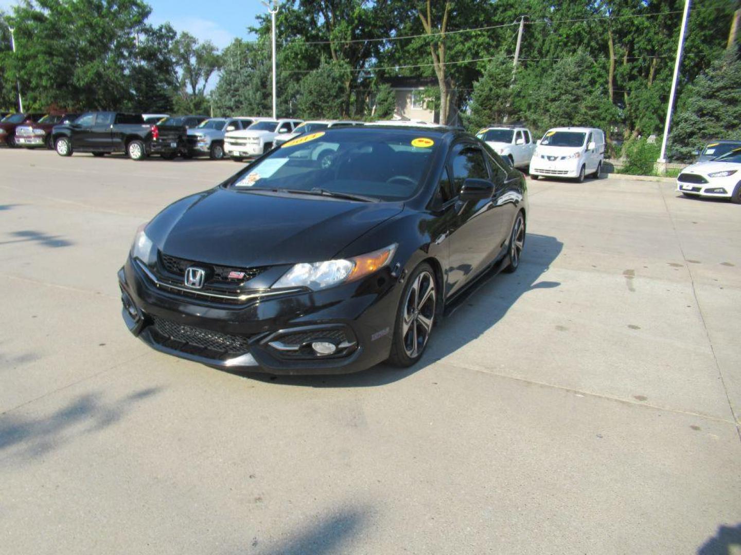 2014 BLACK HONDA CIVIC SI (2HGFG4A58EH) with an 2.4L engine, 6-Speed Manual transmission, located at 908 SE 14th Street, Des Moines, IA, 50317, (515) 281-0330, 41.580303, -93.597046 - Photo#0