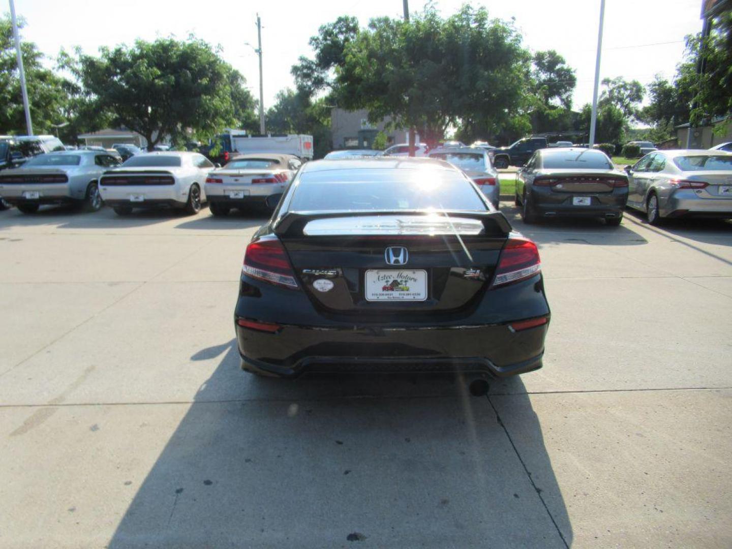 2014 BLACK HONDA CIVIC SI (2HGFG4A58EH) with an 2.4L engine, 6-Speed Manual transmission, located at 908 SE 14th Street, Des Moines, IA, 50317, (515) 281-0330, 41.580303, -93.597046 - Photo#5