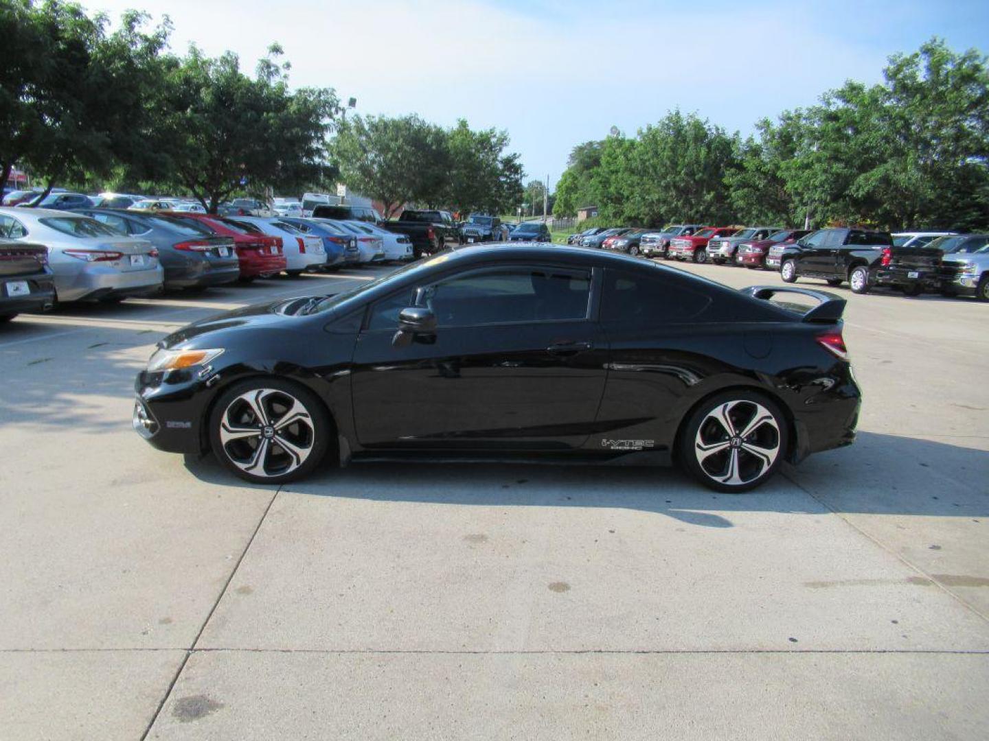 2014 BLACK HONDA CIVIC SI (2HGFG4A58EH) with an 2.4L engine, 6-Speed Manual transmission, located at 908 SE 14th Street, Des Moines, IA, 50317, (515) 281-0330, 41.580303, -93.597046 - Photo#7