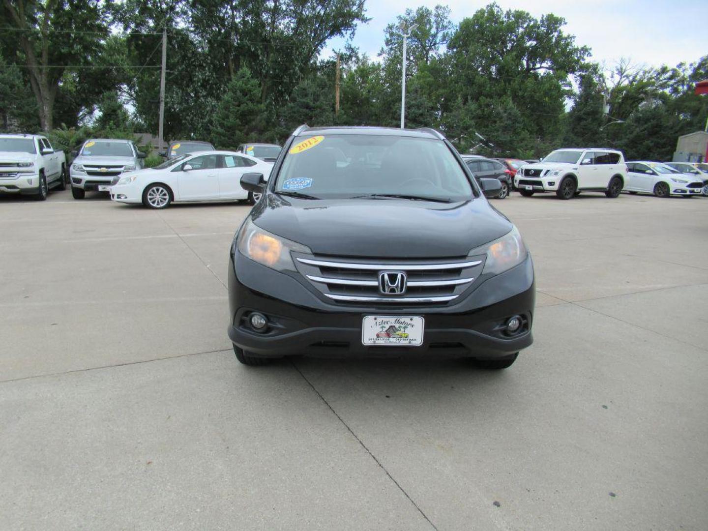 2012 BLACK HONDA CR-V EXL (5J6RM4H78CL) with an 2.4L engine, Automatic transmission, located at 908 SE 14th Street, Des Moines, IA, 50317, (515) 281-0330, 41.580303, -93.597046 - Photo#1