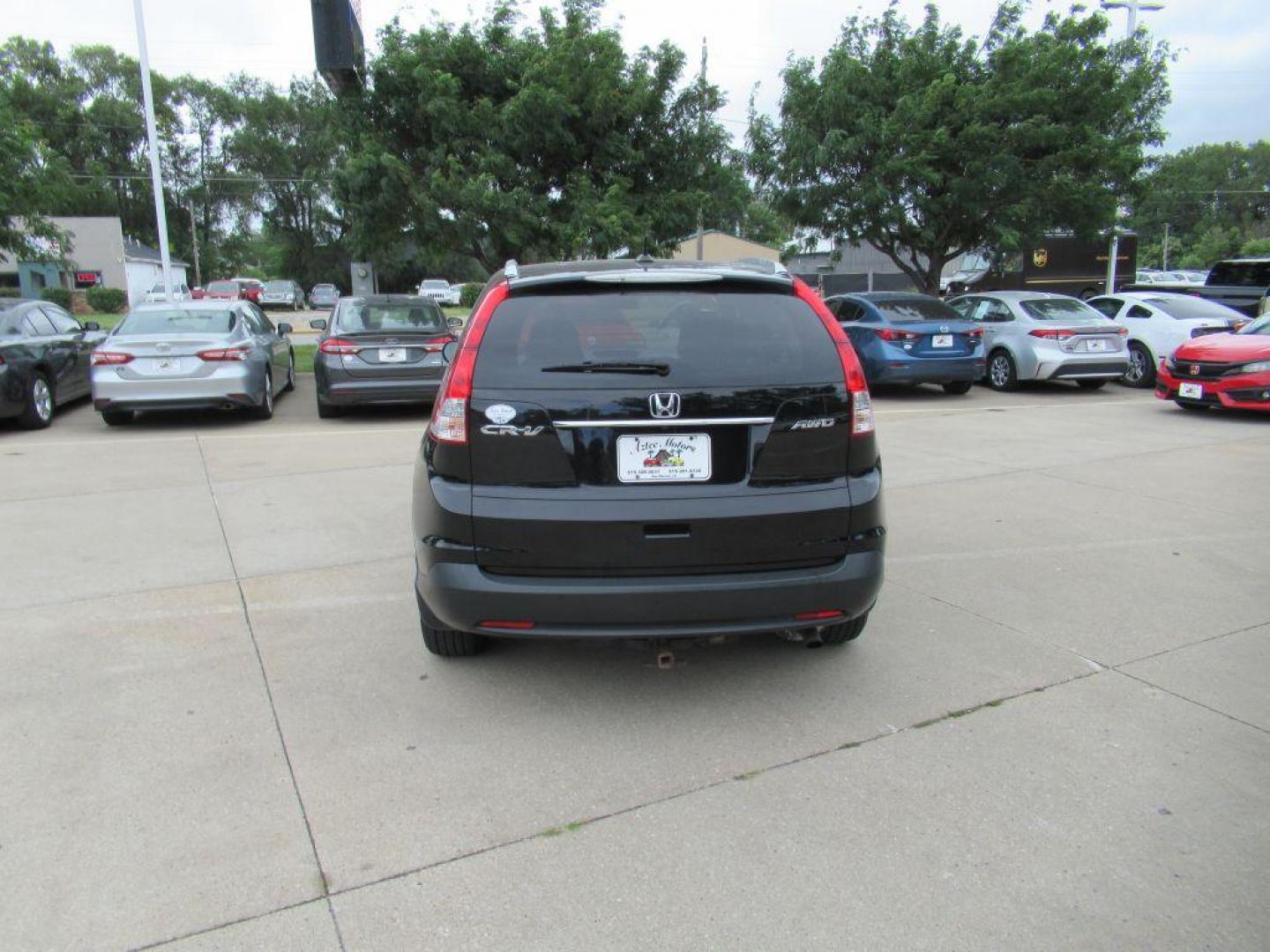 2012 BLACK HONDA CR-V EXL (5J6RM4H78CL) with an 2.4L engine, Automatic transmission, located at 908 SE 14th Street, Des Moines, IA, 50317, (515) 281-0330, 41.580303, -93.597046 - Photo#5