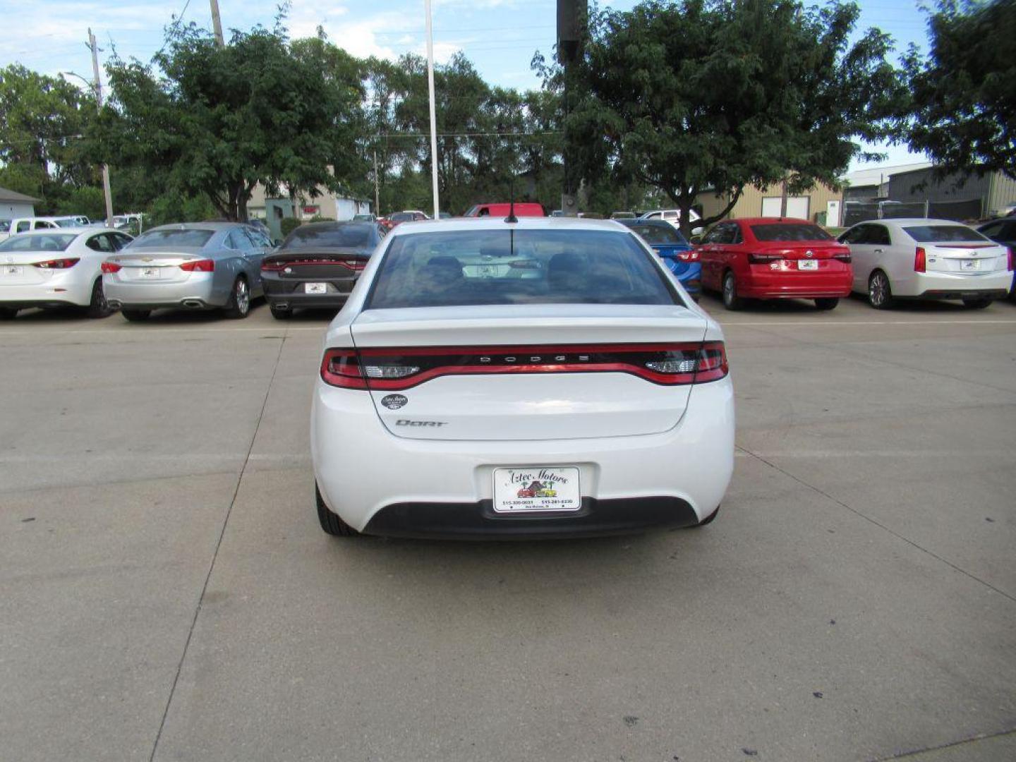 2016 WHITE DODGE DART SXT SPORT (1C3CDFFA4GD) with an 2.0L engine, Automatic transmission, located at 908 SE 14th Street, Des Moines, IA, 50317, (515) 281-0330, 41.580303, -93.597046 - Photo#5