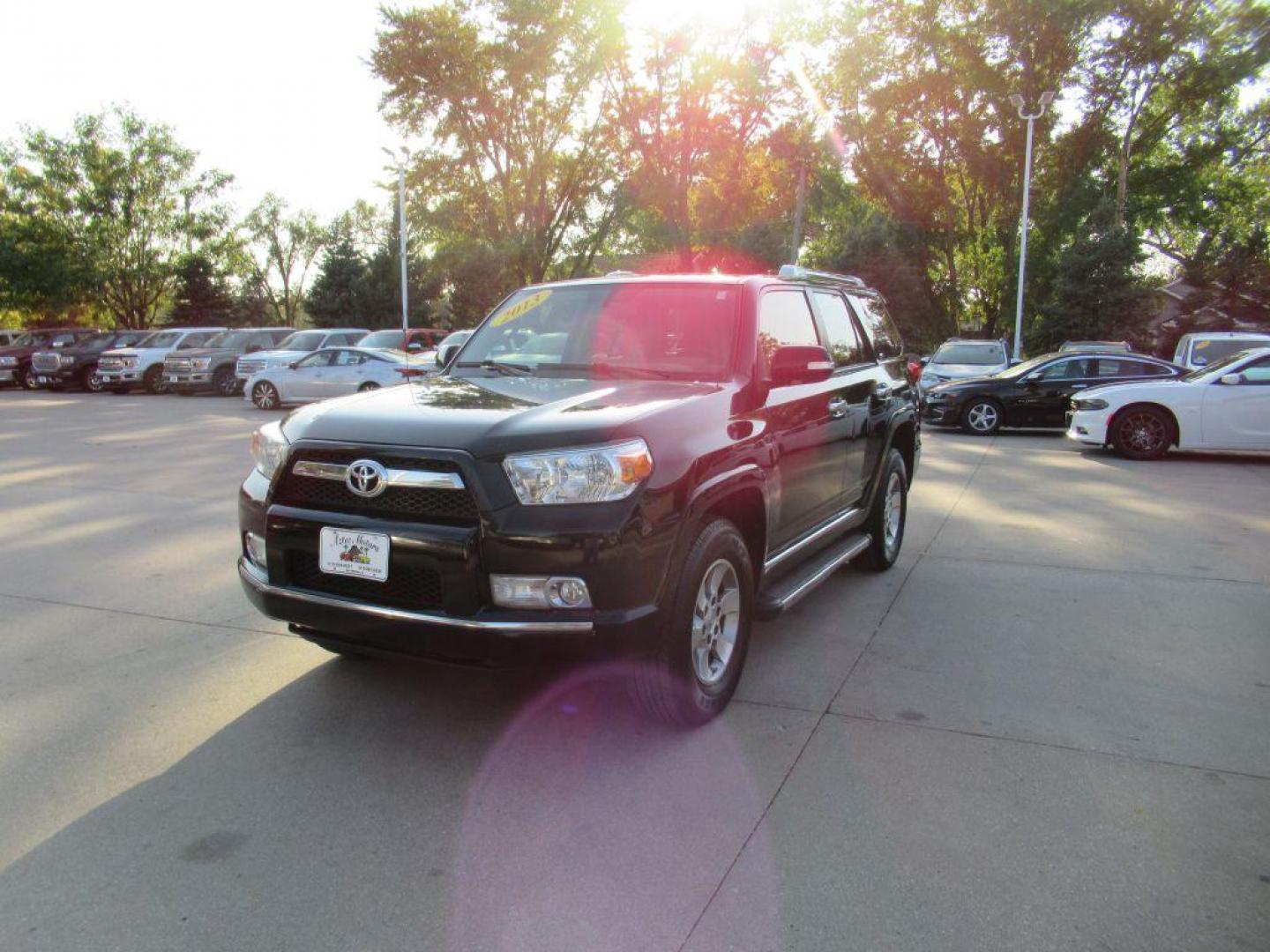 2013 BLACK TOYOTA 4RUNNER SR5 (JTEBU5JR7D5) with an 4.0L engine, Automatic transmission, located at 908 SE 14th Street, Des Moines, IA, 50317, (515) 281-0330, 41.580303, -93.597046 - Photo#0