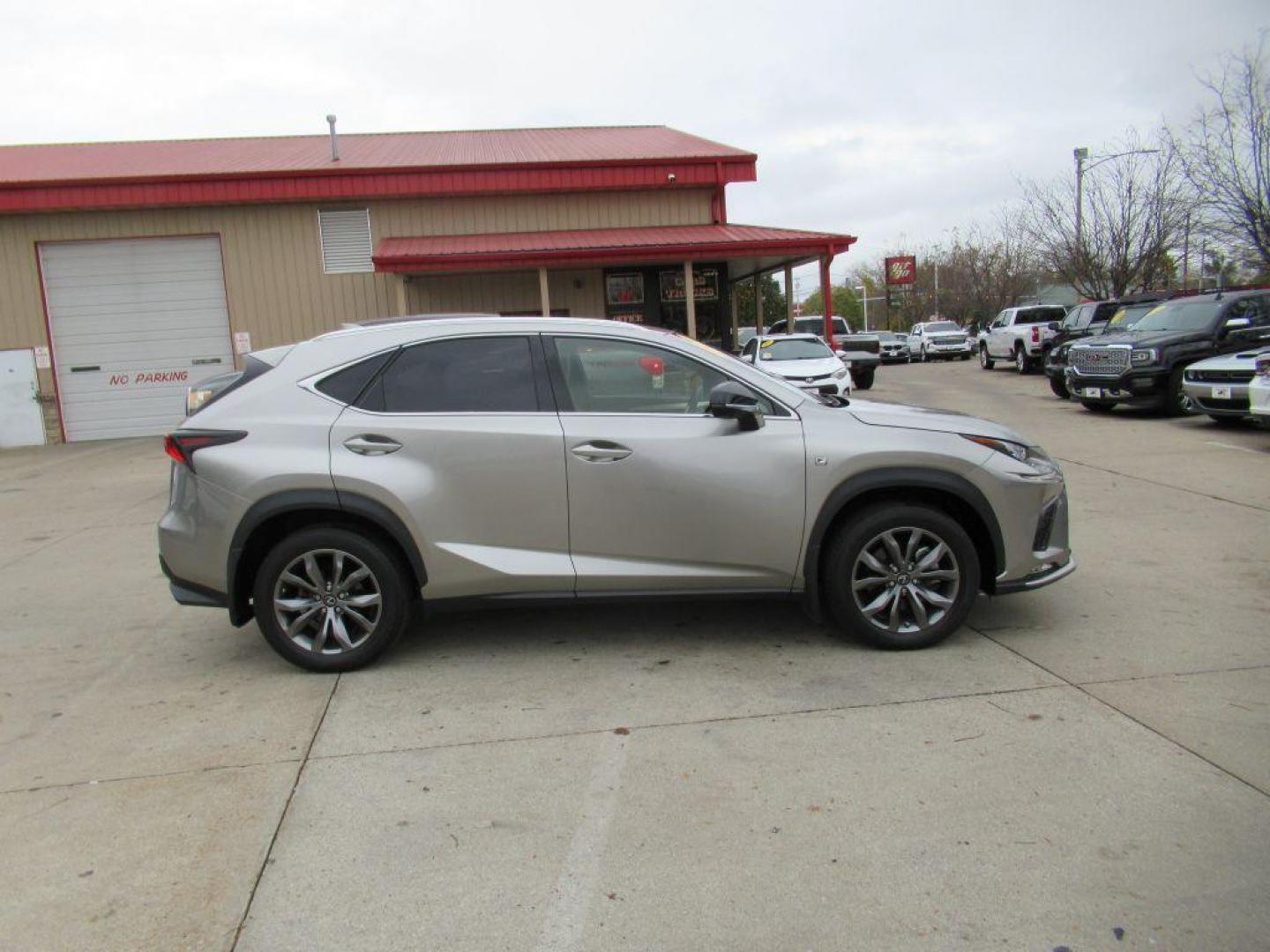 2020 SILVER LEXUS NX 300 F-SPORT (JTJSARDZ8L2) with an 2.0L engine, Automatic transmission, located at 908 SE 14th Street, Des Moines, IA, 50317, (515) 281-0330, 41.580303, -93.597046 - Photo#3