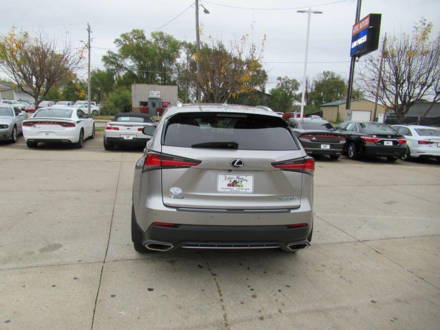 2020 SILVER LEXUS NX 300 F-SPORT (JTJSARDZ8L2) with an 2.0L engine, Automatic transmission, located at 908 SE 14th Street, Des Moines, IA, 50317, (515) 281-0330, 41.580303, -93.597046 - Photo#5