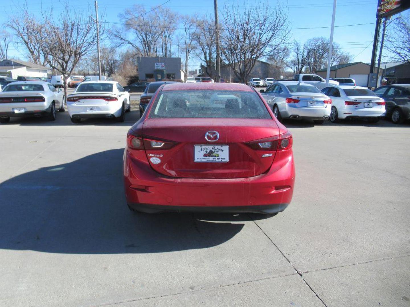 2017 RED MAZDA 3 SPORT (3MZBN1U72HM) with an 2.0L engine, 6-Speed Manual transmission, located at 908 SE 14th Street, Des Moines, IA, 50317, (515) 281-0330, 41.580303, -93.597046 - Photo#5